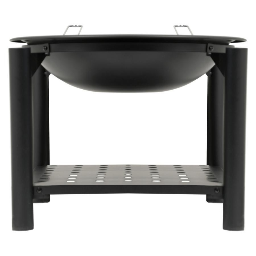 Lareira portátil a lenha com grelha de 48 cm