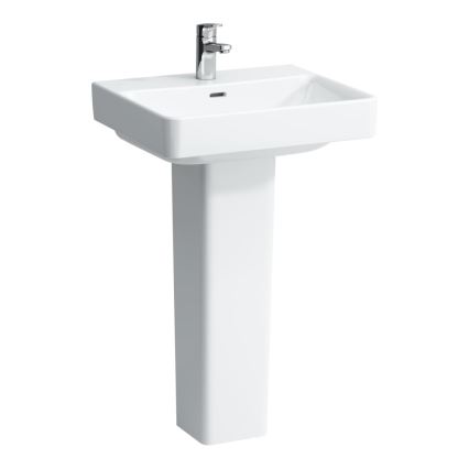 LAUFEN H8109620001041 - Lavatório para bancada/suspenso PRO 55x46,5 cm cerâmica/branco
