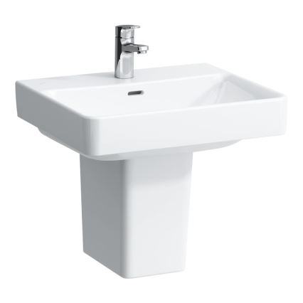 LAUFEN H8109620001041 - Lavatório para bancada/suspenso PRO 55x46,5 cm cerâmica/branco
