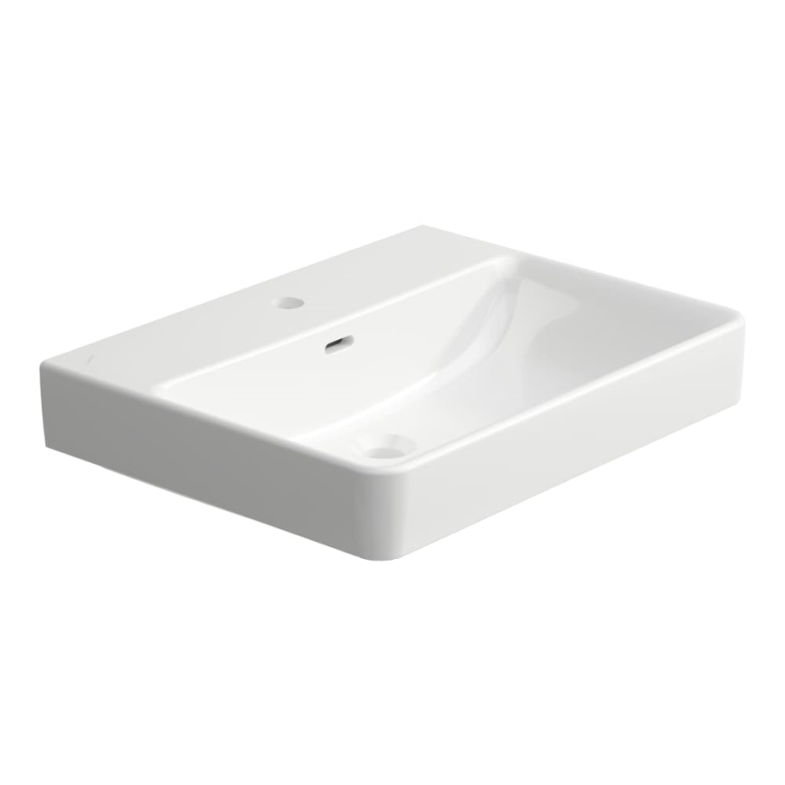 LAUFEN H8109630001041 - Lavatório para bancada/suspenso PRO 60x46,5 cm cerâmica/branco