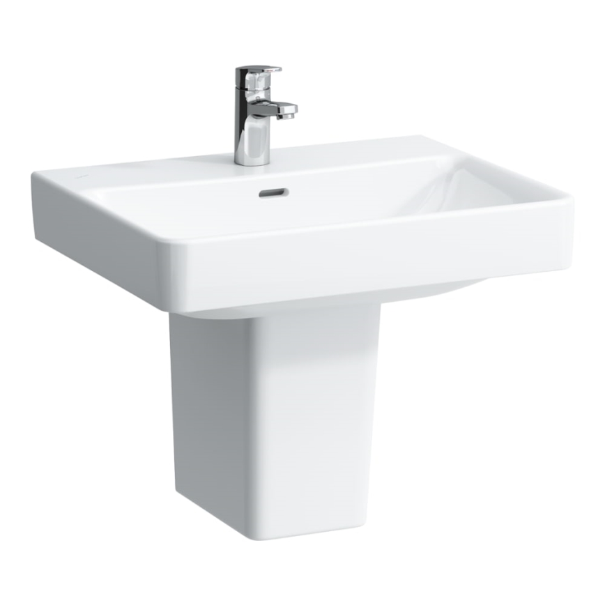 LAUFEN H8109630001091 - Lavatório de encostar/suspenso PRO 60x46,5 cm cerâmica/branco