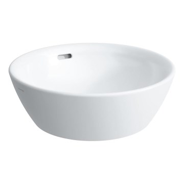 LAUFEN H8129620001091 - Lavatório de encostar PRO diâmetro 42 cm cerâmica/branco