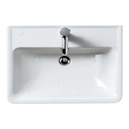 LAUFEN H8189510001041 - Lavatório de encostar/suspenso PRO 55x48 cm cerâmica/branco