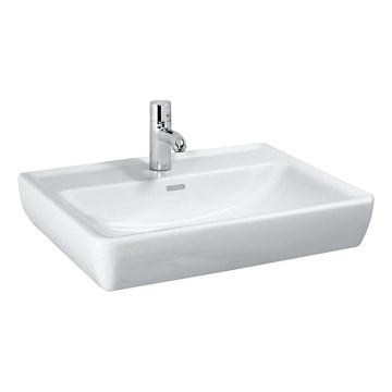 LAUFEN H8189530001041 - Lavatório de encostar/suspenso PRO 65x48 cm cerâmica/branco