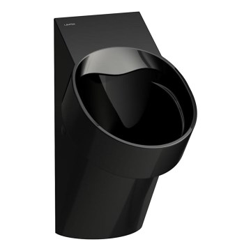 LAUFEN H8402860200001 - Pisoár com sensor VAL 230V, ligação traseira de água, saída traseira, cerâmica/preto brilhante