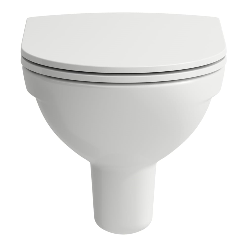 LAUFEN H8669510000001 - Vaso sanitário suspenso PRO cerâmica/branco + assento sanitário SoftClose PRO duroplástico/branco