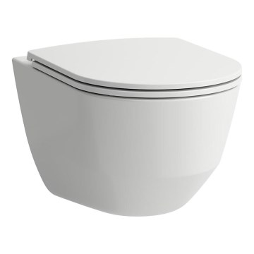 LAUFEN H8669530000001 - Vaso sanitário suspenso PRO cerâmica/branco + assento sanitário SoftClose PRO duroplástico/branco