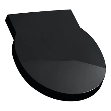 LAUFEN H8942820200001 - Tampa para urinol SoftClose VAL em duroplástico, preto brilhante