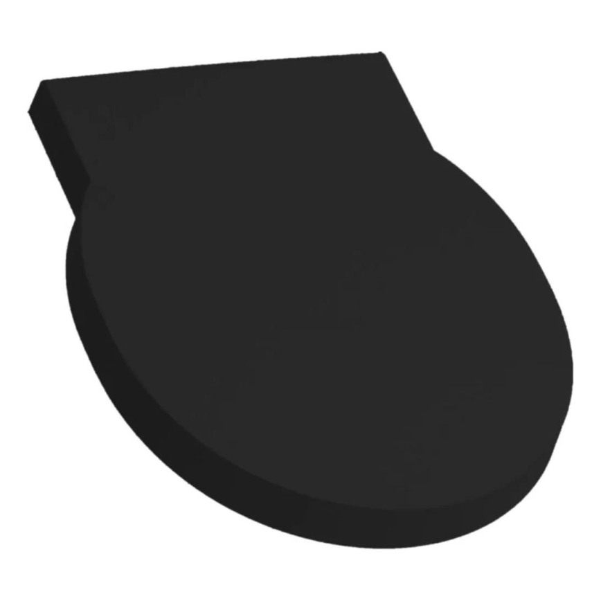 LAUFEN H8942827160001 - Tampa para urinário SoftClose VAL duroplástico/preto mate