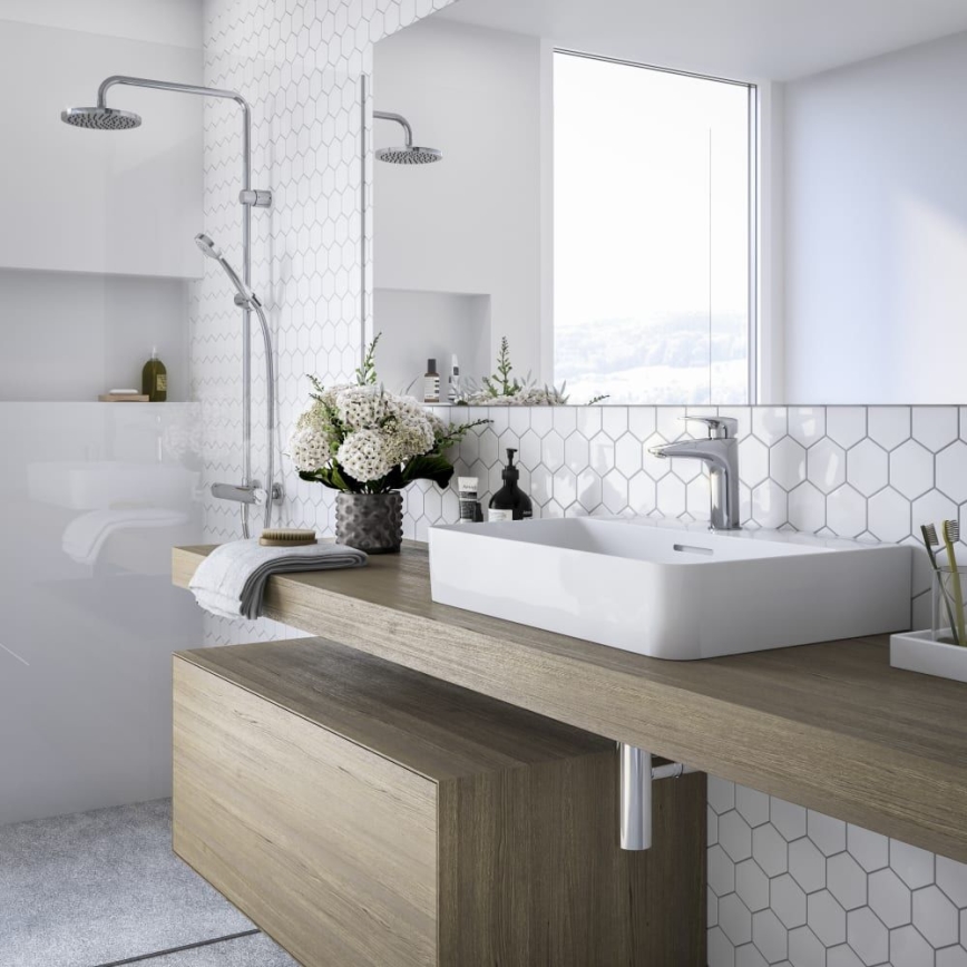 LAUFEN HF500702100000 - Misturador para lavatório LAURIN 16,2 cm cromo brilhante