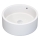 Lavatório de bancada RUNDTOM Ø 41,5cm cerâmica/branco