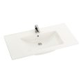 Lavatório de encastrar CHICAGO 91x46,5 cm cerâmica/branco