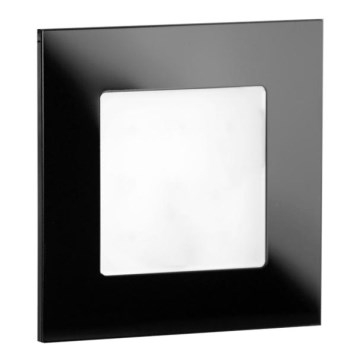 LDST AN-01-CB-BC9 - Luminária LED para escadas ANGEL 9xLED/1,2W/230V preto brilhante 3500K