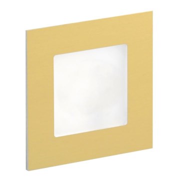 LDST AN-01-SZ-BC9 - Luminária LED para escadas ANGEL 9xLED/1,2W/230V dourado 3500K