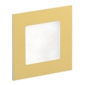 LDST AN-01-SZ-BZ9 - Luz de escadas LED ANGEL 9xLED/1,2W/230V dourado 6500K