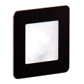 LDST DI-01-SC-BZ9 - Luminária LED para escadas DIANA 9xLED/1,2W/230V preto fosco 6500K
