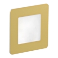 LDST DI-01-SZ-BC9 - Luminária LED para escadas DIANA 9xLED/1,2W/230V dourado 3500K