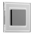 LDST KE-01-CB-BZ8 - Luminária LED para escadas KELLY 8xLED/1,2W/230V preto brilhante 6500K