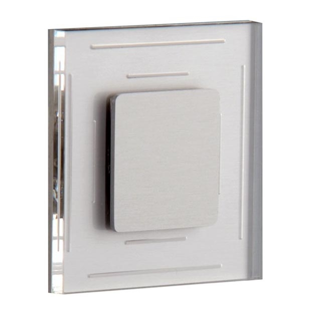 LDST SP-01-SS-BZ8 - Luz de escadas LED SPACE 8xLED/1,2W/230V cromo mate 6500K