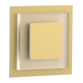 LDST SU-01-SZ-BC8 - Luz de escadas LED SUNNY 8xLED/1,2W/230V dourado 3500K