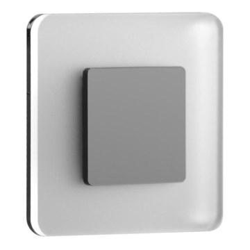 LDST SW-01-CB-BZ8 - Luminária LED para escadas SWIFT 8xLED/1,2W/230V preto brilhante 6500K