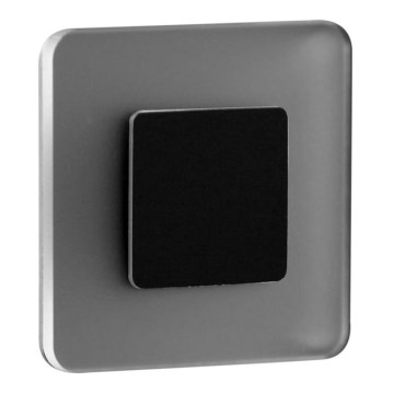 LDST SW-01-SC-BZ8 - Luz de escadas LED SWIFT 8xLED/1,2W/230V mate preto antigo 6500K