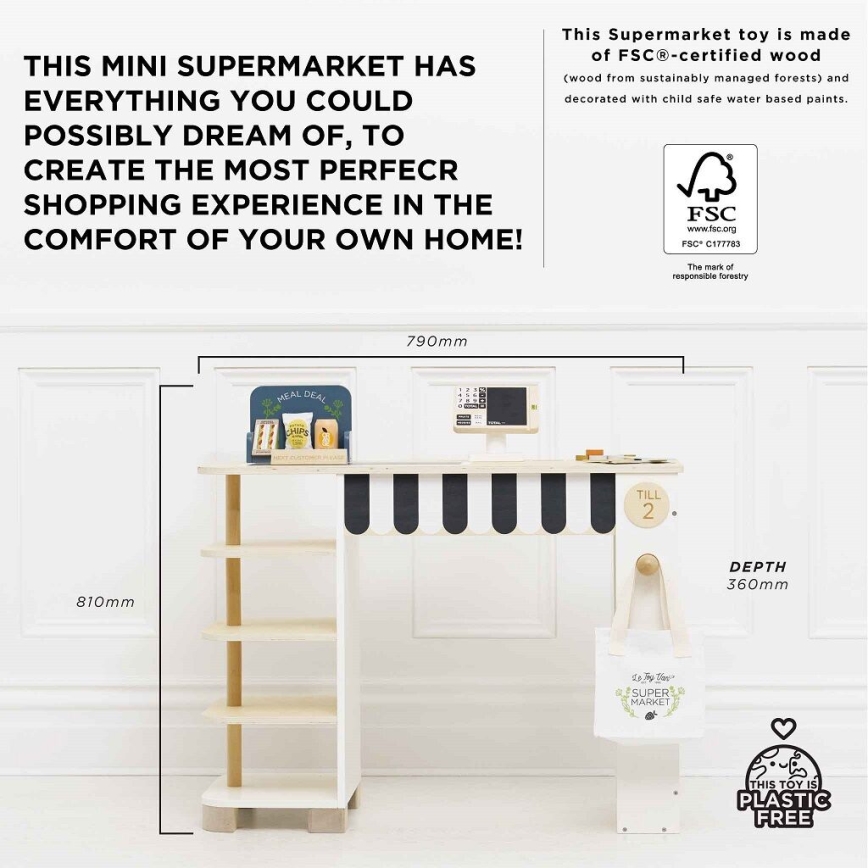 Le Toy Van - Bancada com caixa registadora e acessórios