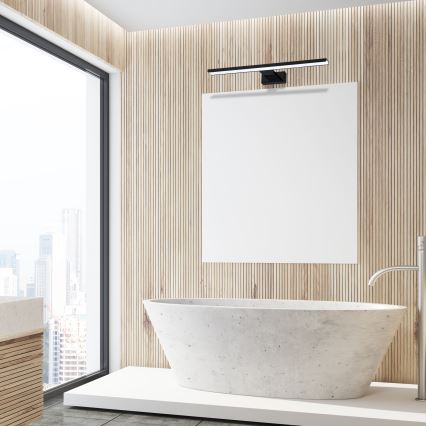 LED Aplique de parede de casa de banho SHINE LED/13,8W/230V 60 cm IP44 preto