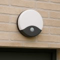 LED Aplique de parede exterior com sensor de movimento LED/18W/230V IP44 antracite