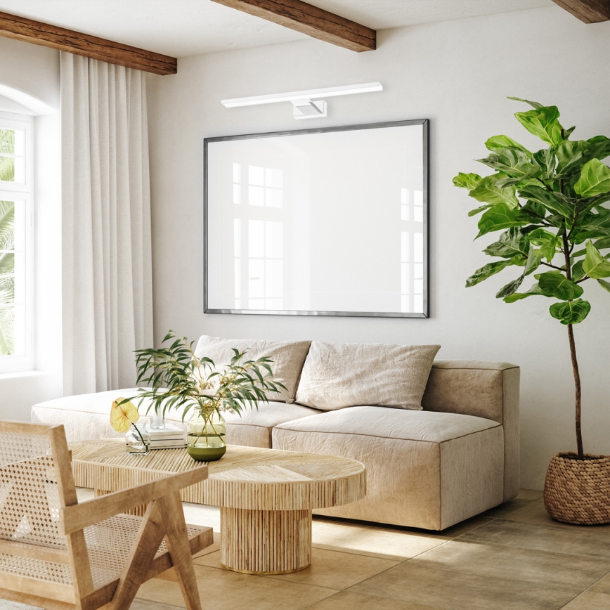 LED Aplique de parede para casa de banho SHINE LED/13,8W/230V 60 cm IP44 branco