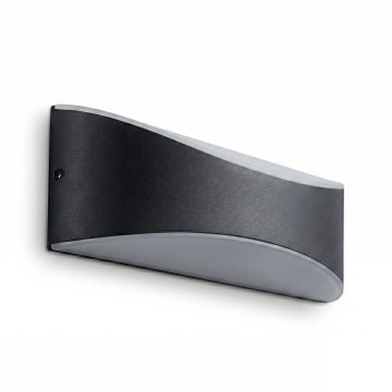 LED Aplique de parede para exterior LED/10W/230V IP65 preto