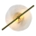 LED Aplique de parede RELAX LED/5W/230V dourado/branco