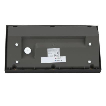 Luminária de parede LED exterior LED/20W/230V 4000K IP65 preta