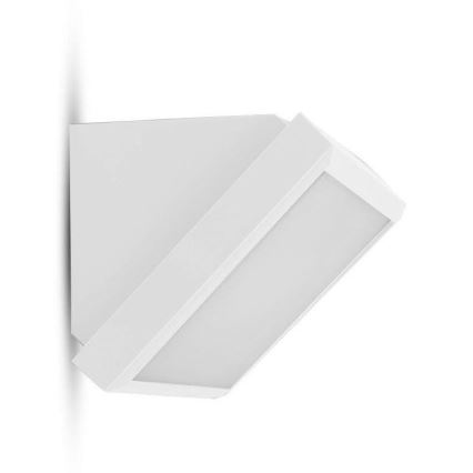 LED Luminária de Parede Externa LED/20W/230V 6400K IP65 branca