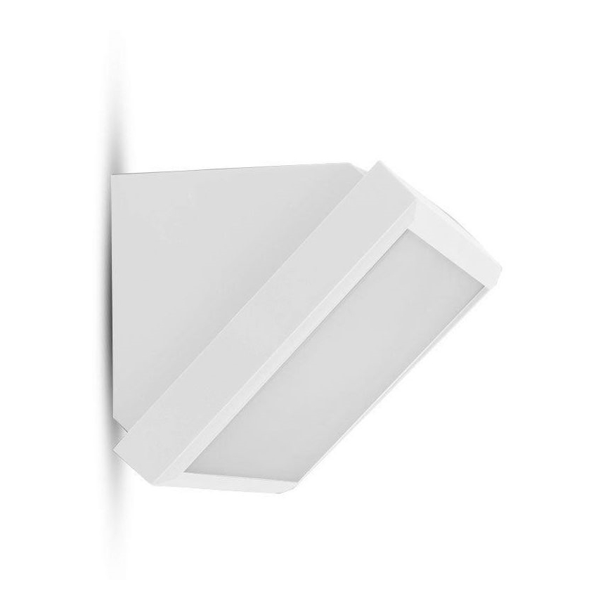 LED Luminária de Parede Externa LED/20W/230V 6400K IP65 branca