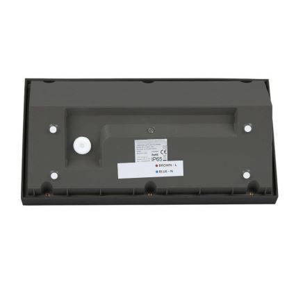 Luminária de parede LED exterior LED/20W/230V 6400K IP65 preta