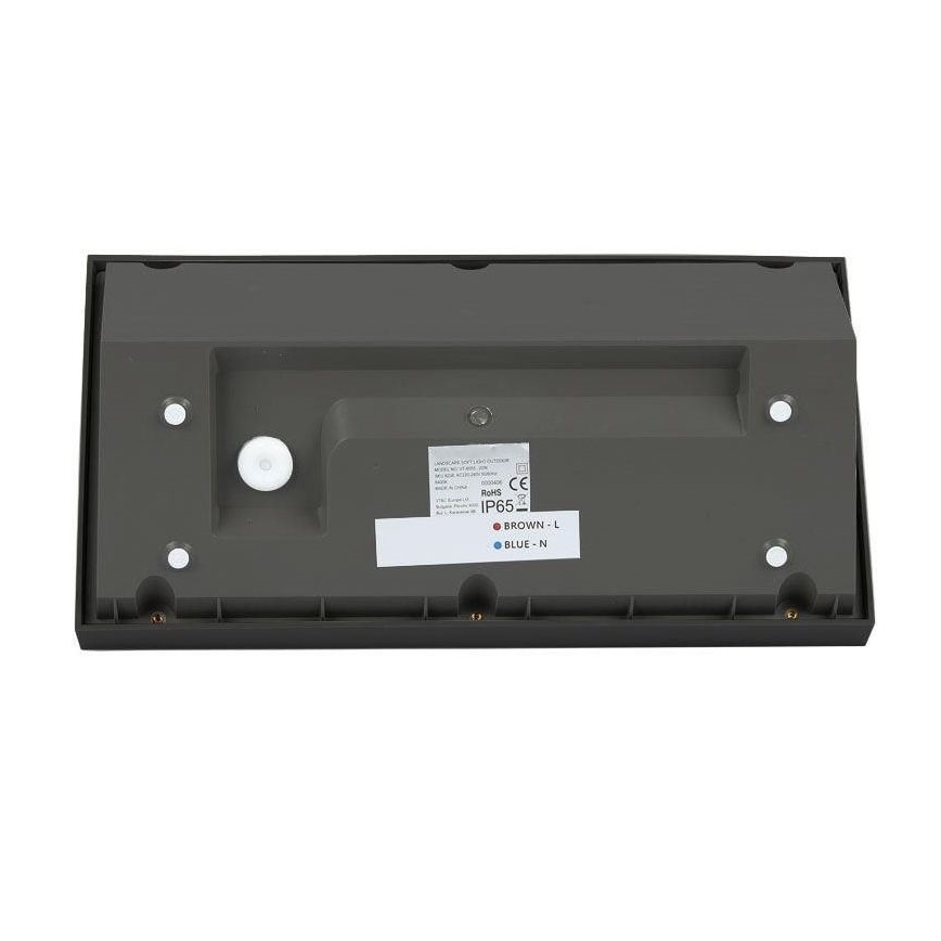 Luminária de parede LED exterior LED/20W/230V 6400K IP65 preta