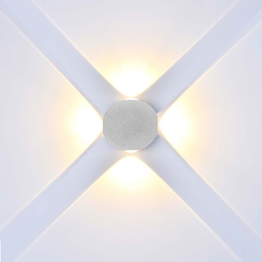 Luminária de parede LED para exterior LED/4W/230V 4000K IP54 branca