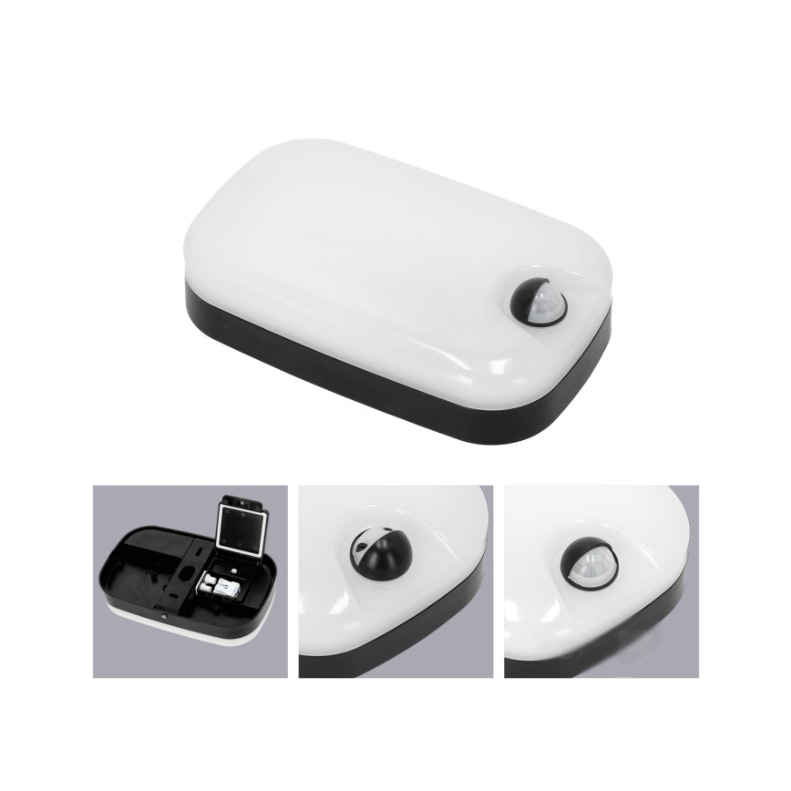 Luminária de parede LED para exterior com sensor de movimento e crepúsculo BAVANO LED/15W/230V 3000/4000/5700K IP54