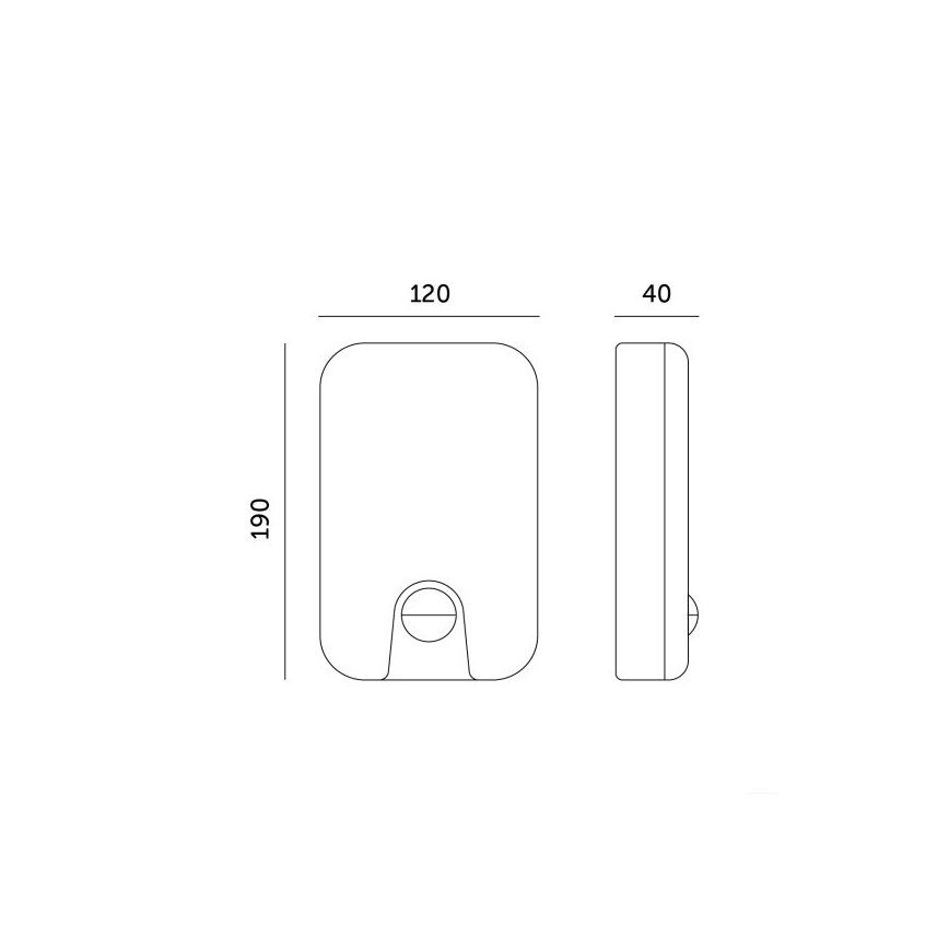 Luminária de parede LED para exterior com sensor de movimento e crepúsculo BAVANO LED/15W/230V 3000/4000/5700K IP54