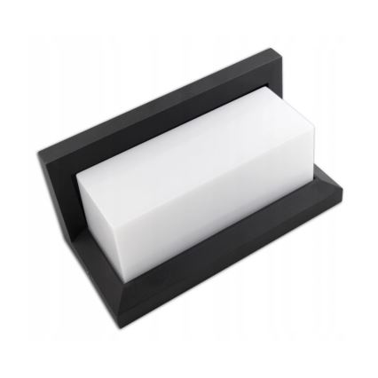 Luminária de parede LED exterior com sensor LED/12W/230V IP54 preta