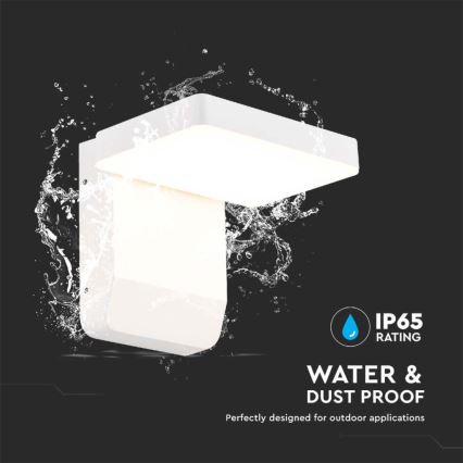 LED Luminária de Parede Flexível para Exterior LED/17W/230V IP65 4000K branco