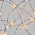 LED cabo de luzes de Natal para exterior 100xLED/15m IP44 branco quente