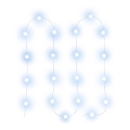 LED Cadeia de luzes de Natal 20xLED/2xAA 2,3m branco frio