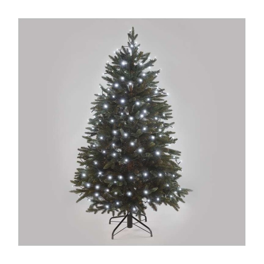 LED Cadeia luminosa de Natal para exterior 180 LEDs/8 modos 23 m IP44 branco frio