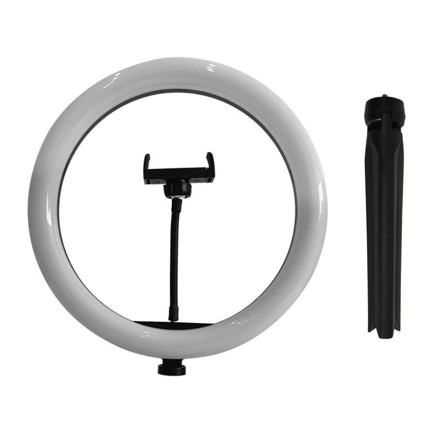 LED CAndeeiro com regulação, tripé e suporte para vlogging LED/10W/5V 3200-5500K