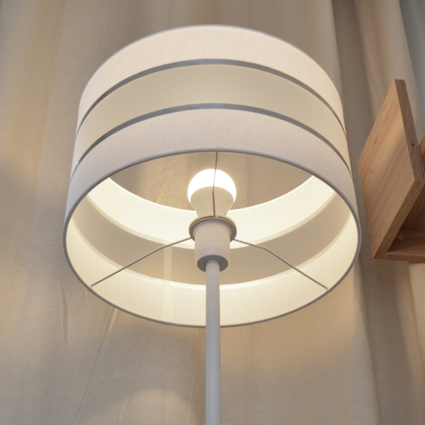 LED Candeeiro de chão HELEN 1xE27/15W/230V branco