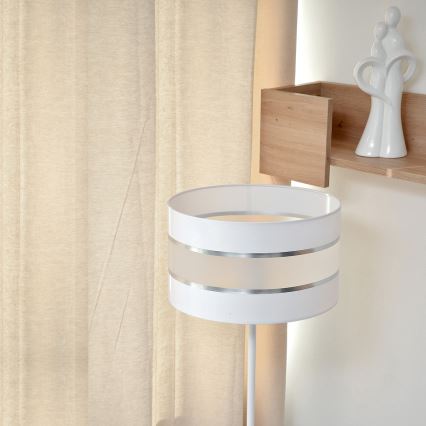 LED Candeeiro de chão HELEN 1xE27/15W/230V branco