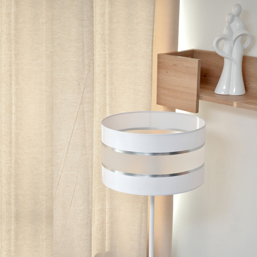 LED Candeeiro de chão HELEN 1xE27/15W/230V branco