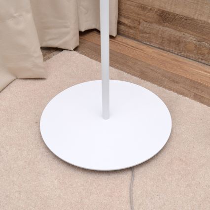 LED Candeeiro de chão HELEN 1xE27/15W/230V branco